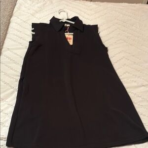 Black Sleeveless Entro Dress